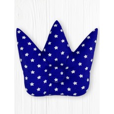 Подушка для новорожденного "Корона" Звезды на Синем